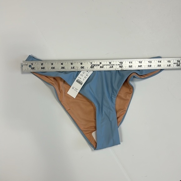 J. Crew Bikini Bottom Women's S Blue Curved-waist Cheeky New BC125 7840 - Picture 12 of 14